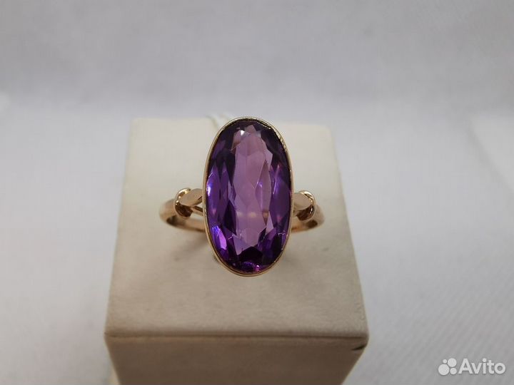 Золотое кольцо С камнем (Au 583) (Ахт)