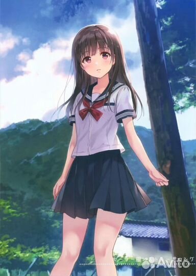 Аниме костюм школьная японская форма р.46-48
