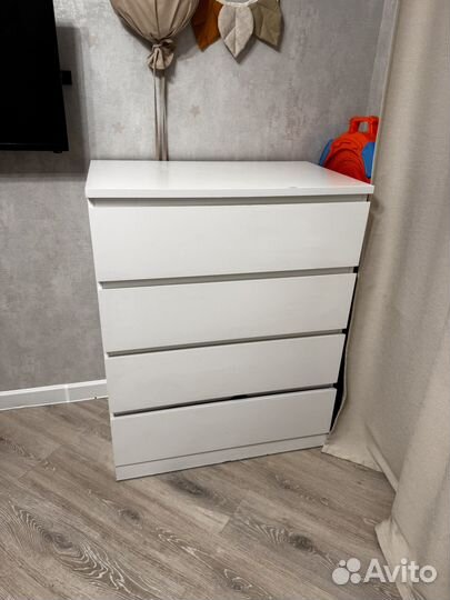 Комод IKEA мальм 4 ящика