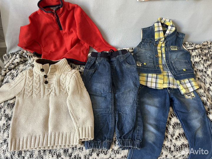 Пакет одежды на мальчика 2-3 года