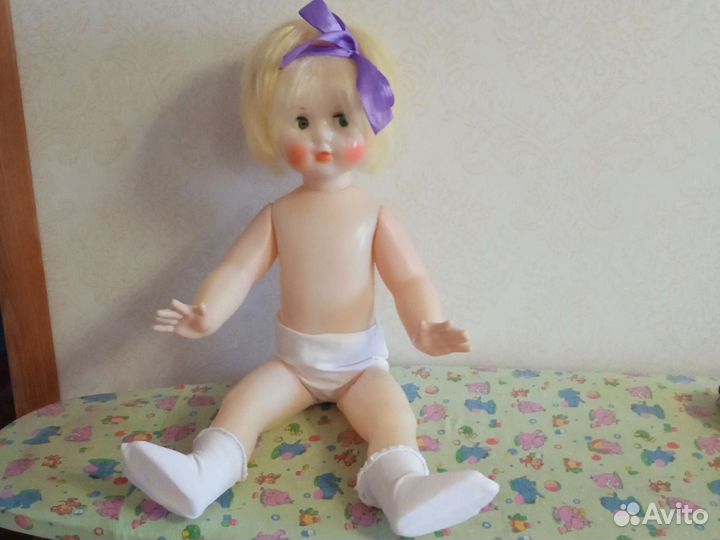 Кукла СССР Марина ранняя с дефектом