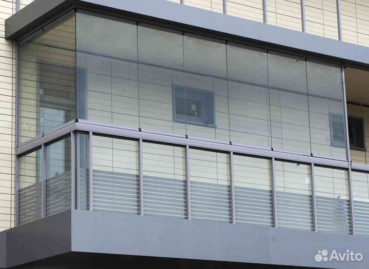 Безрамное остекление