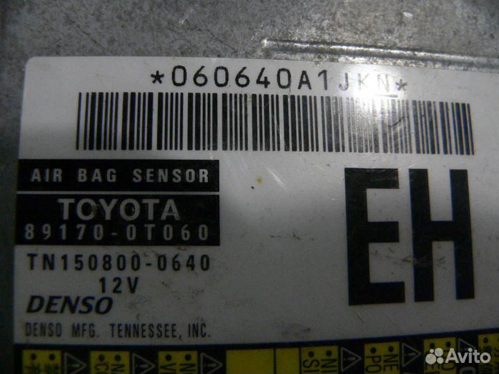 Блок управления AIR BAG toyota Venza 2009