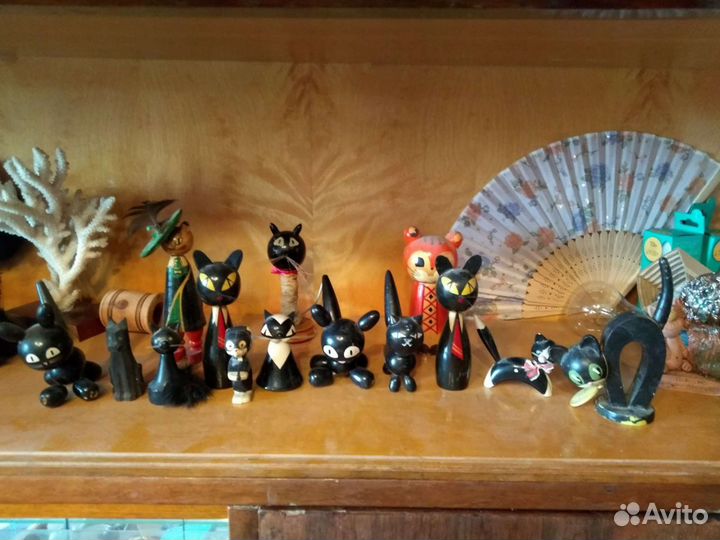 Фигурки котов СССР