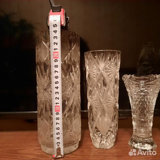 Вазы хрустальные СССР