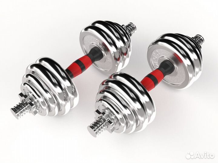 Набор гантелей unixfit в кейсе 30kg