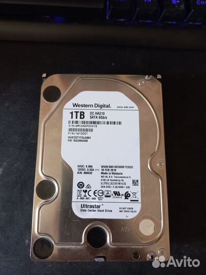 Жесткий диск 1тб