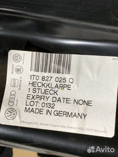 Крышка багажника Volkswagen Touran