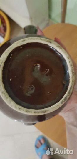 Чайник СССР глина 20см