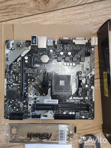 Материнская плата Asrock B450M-HDV купить в Электростали | Электроника ...