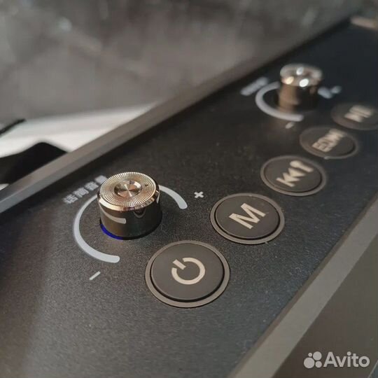 Портативная колонка 80W c микрофоном