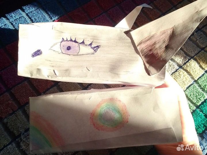 Бумажные драконы на руку