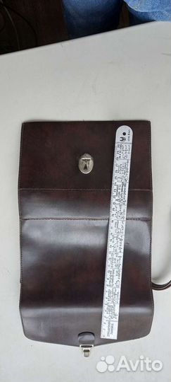 Мужская кожаная сумка барсетка клатч СССР