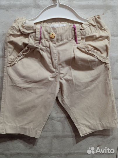 Family look бежевые шорты для мамы и дочки