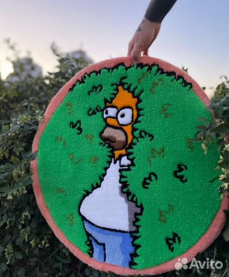 Декоративный ковер новый