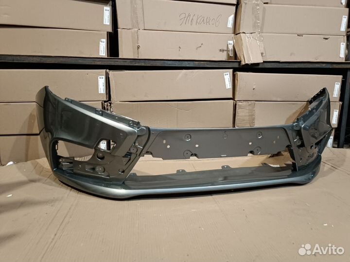 Бампер передний лада веста цвет серый 608 Плутон