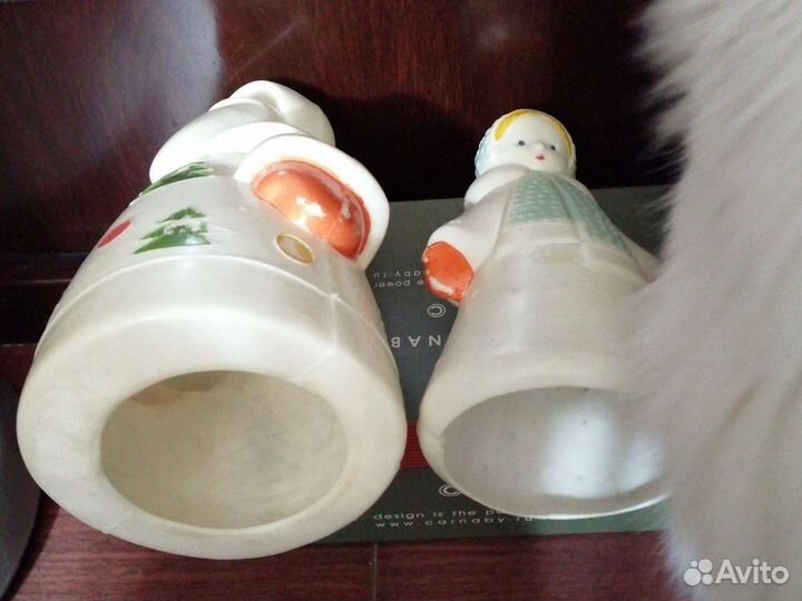 Снегурочка и Дед Мороз.СССР.Игрушки