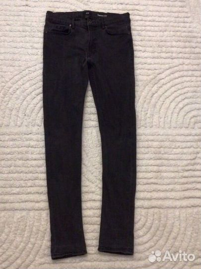 Джинсы черные skinny fit H&M 29 (170)