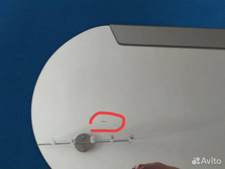 Зеркало в ванную с полкой, 39 х 58.5