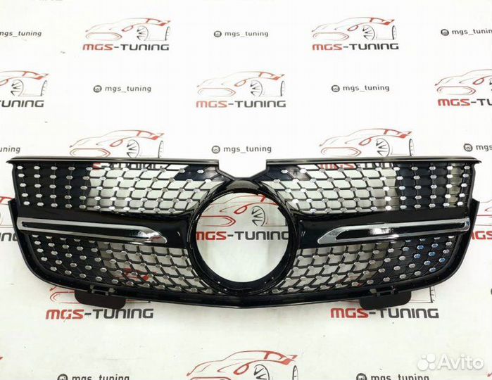 Решетка на Mercedes GL X164 Diamond Black 06-09г