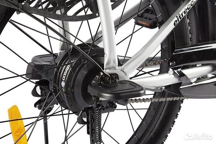 Велогибрид green city e-alfa Fat