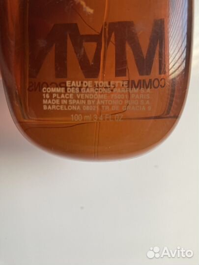 Нишевая парфюмерия comme des garsons MAN2