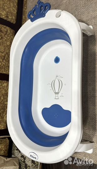 Детская ванночка складная с подставкой