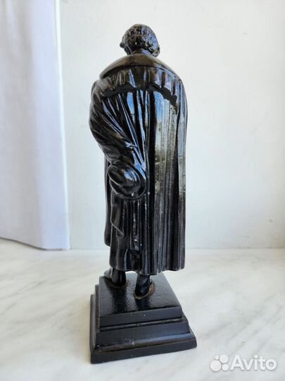 Статуэтка А.С. Пушкин, чугун,Касли 1986 год