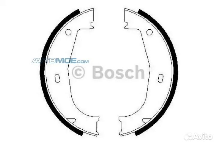 Колодки барабанные 0986487520 bosch