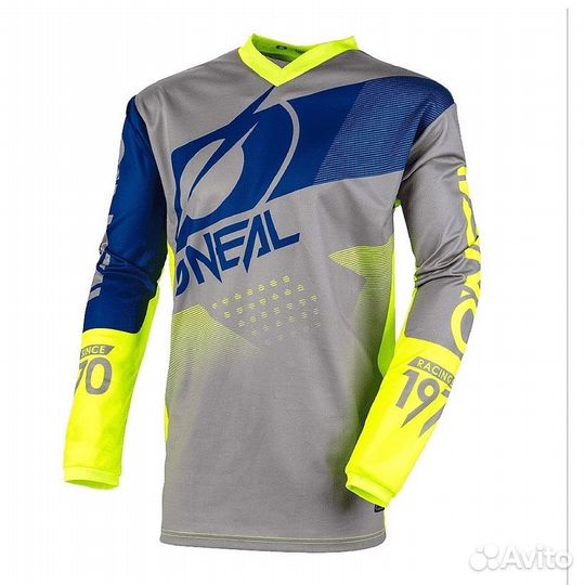 Джерси Oneal Element-factor grey-yellow