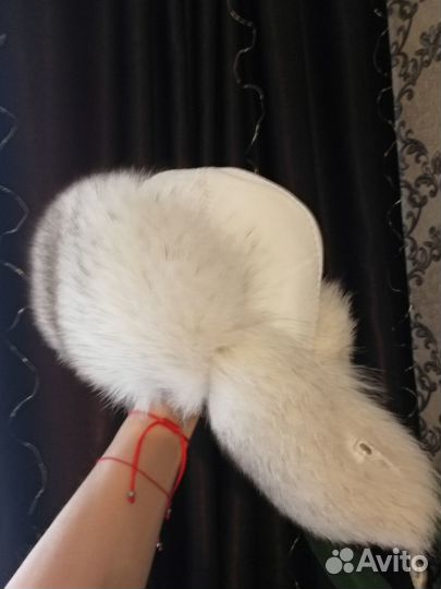 Шапка ушанка женская натуральный мех