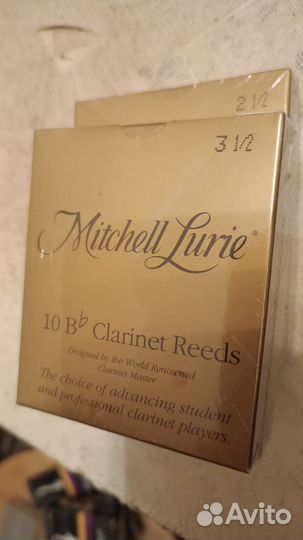 Трости для кларнета и саксофона Vandoren и Rico