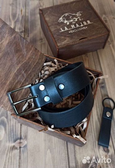 Ремень мужской кожаный подарок мужчине