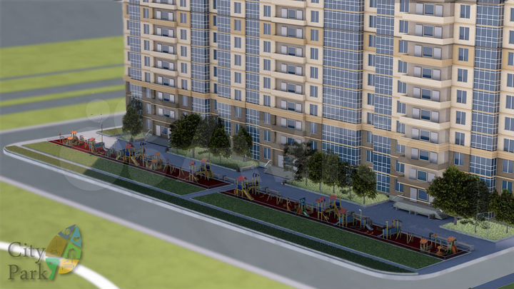 2-к. квартира, 64,4 м², 1/19 эт.