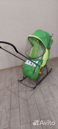 Детские санки коляска ника