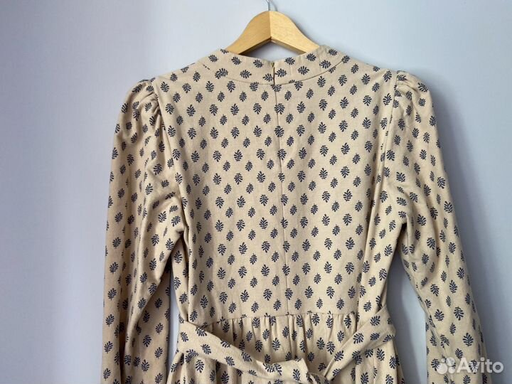 Новое платье длинное тёплое хлопок 44 46 осень