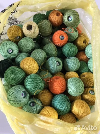 Нитки хб для вязания ирис