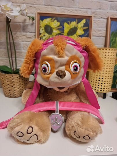 Шапочка карнавальный костюм Щенячий патруль Скай