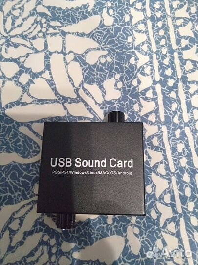 Внешняя звуковая аудиокарта USB