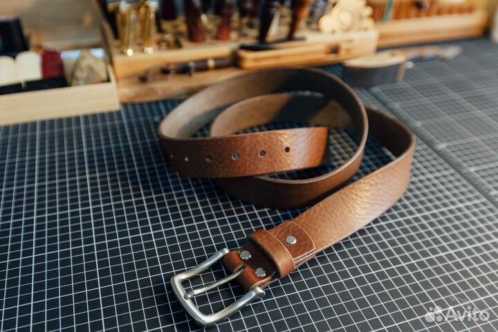 Ремень кожаный