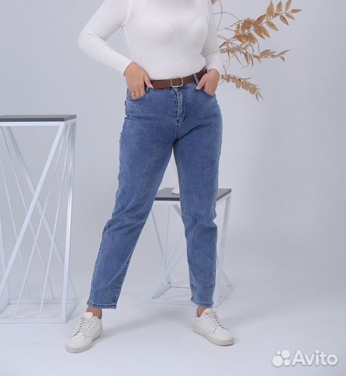 Женские осенние джинсы от 48 до 60