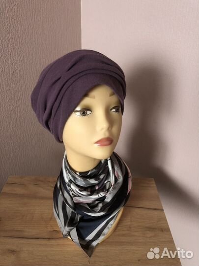 Шапка женская трикотаж новая