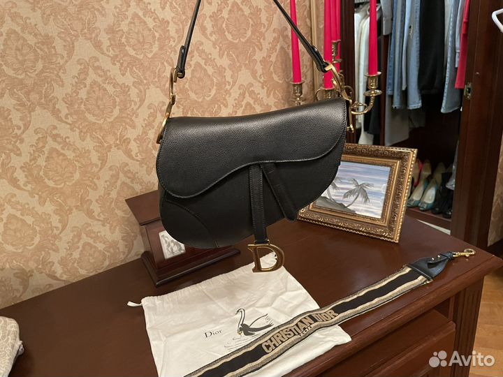 Сумка christian dior седло сумка
