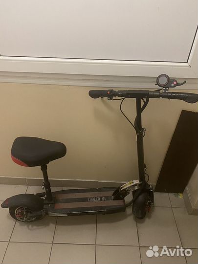 Электрический самокат с сиденьем б/у