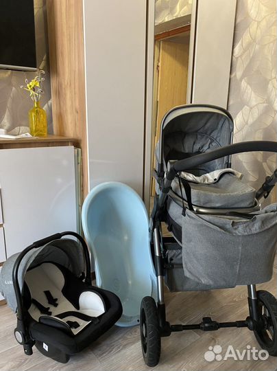 Коляска 3 в 1 luxmom