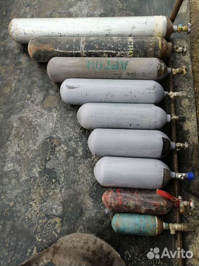 Балоны углекислотные ацетилен аргон пропан