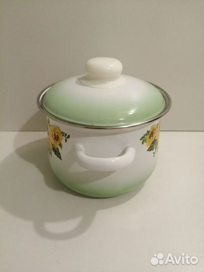 Кастрюля эмалированная 2л