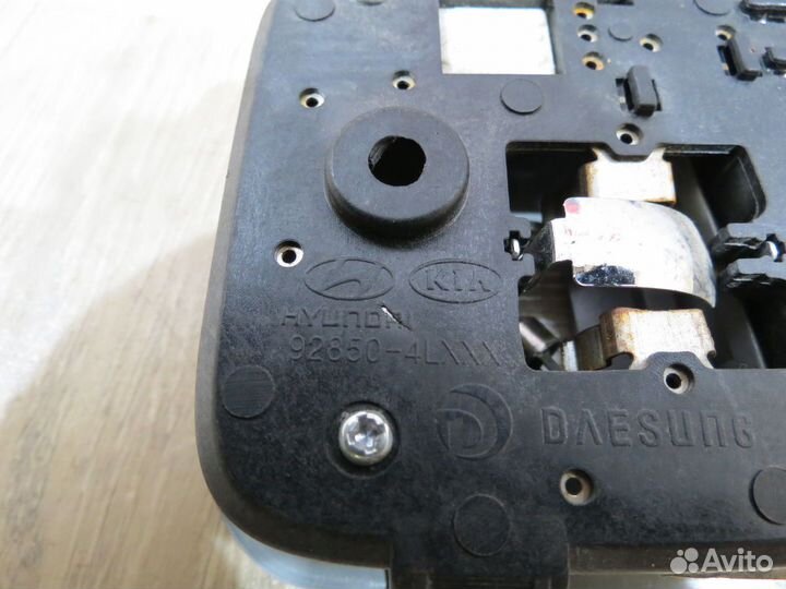 Плафон салона Hyundai Solaris