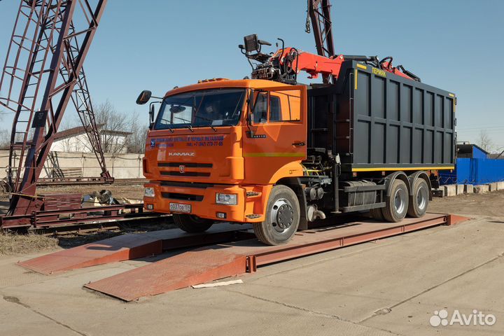 Автомобильные весы колейные 80 тонн 18 метров