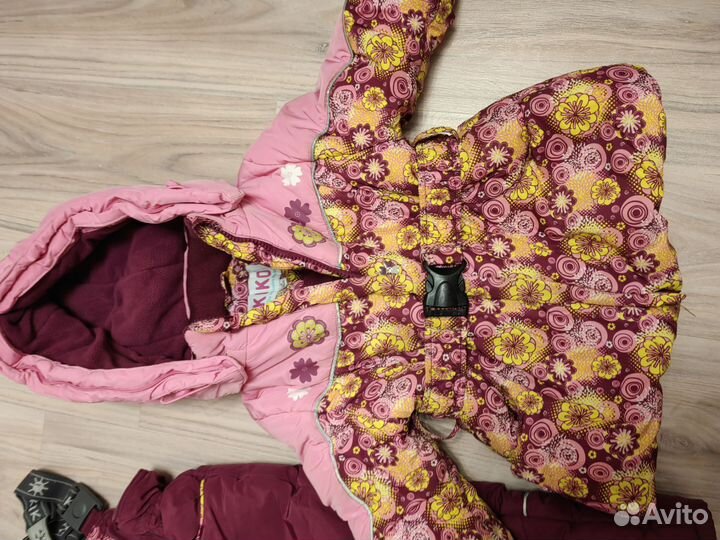 Зимний костюм для девочки 86